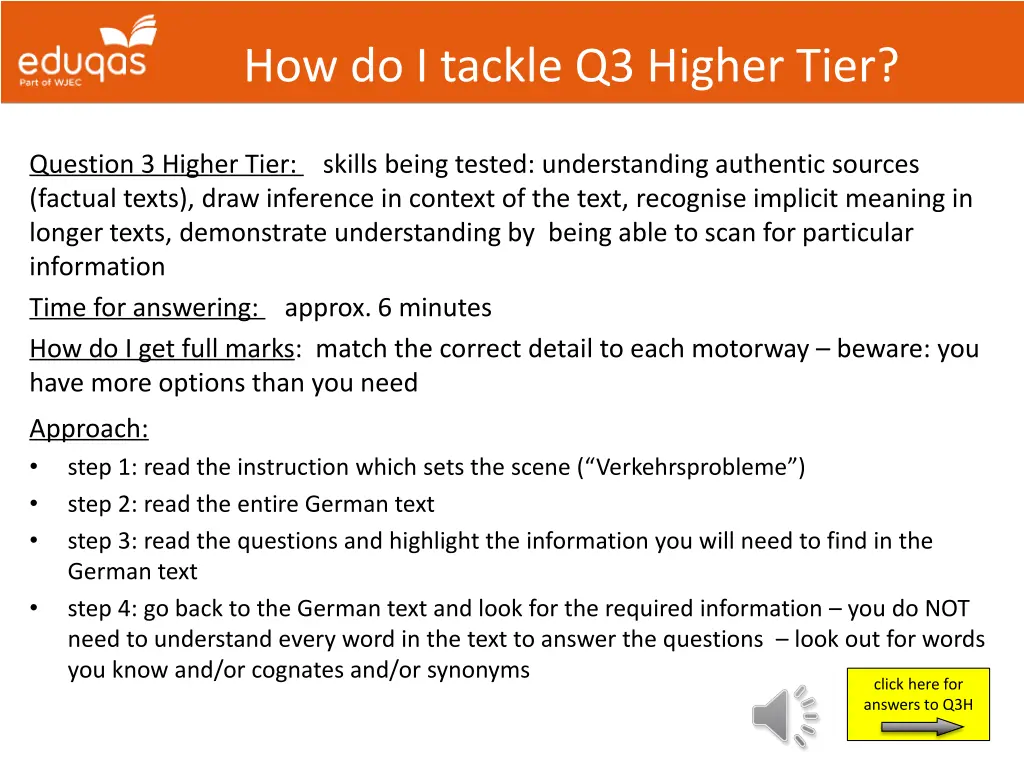 how do i tackle q3 higher tier