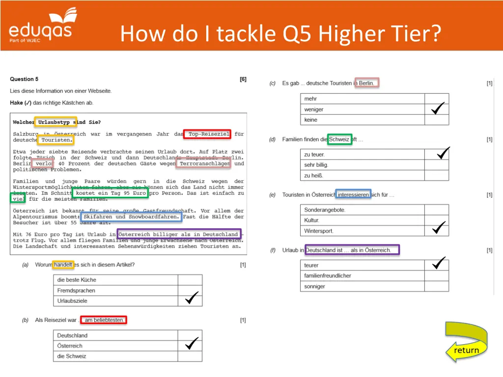 how do i tackle q5 higher tier 1