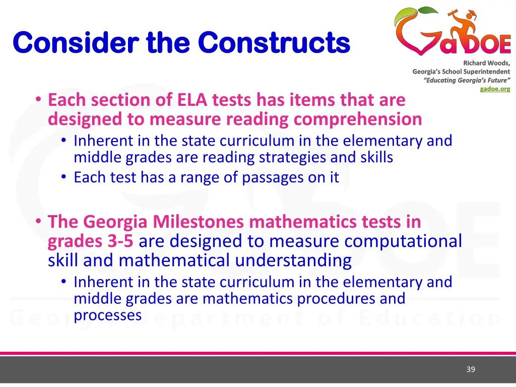 consider the constructs consider the constructs