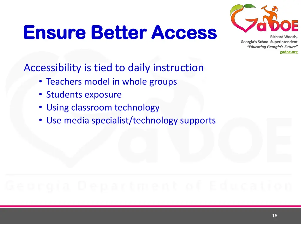 ensure better access ensure better access 1