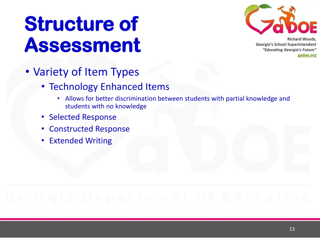 structure of structure of assessment assessment