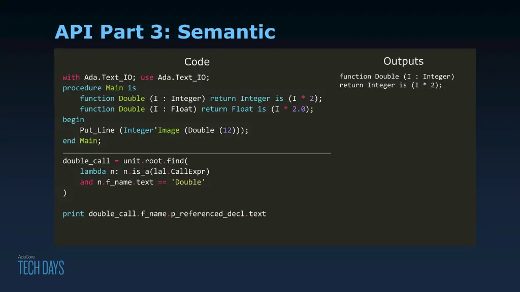 api part 3 semantic