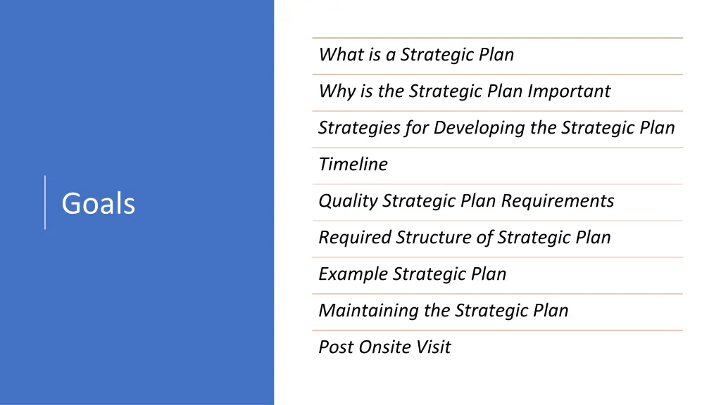 what is a strategic plan