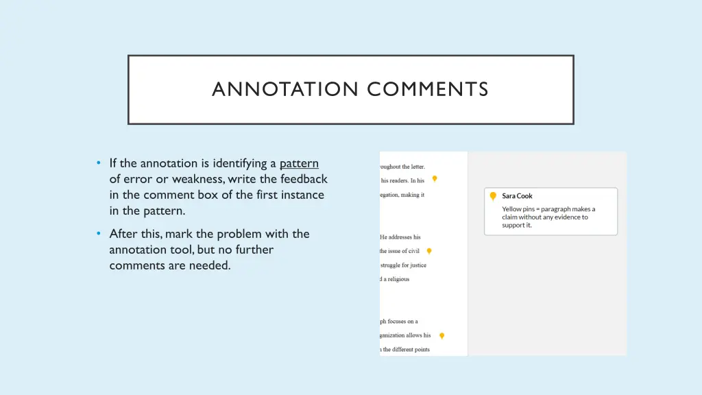 annotation comments 1