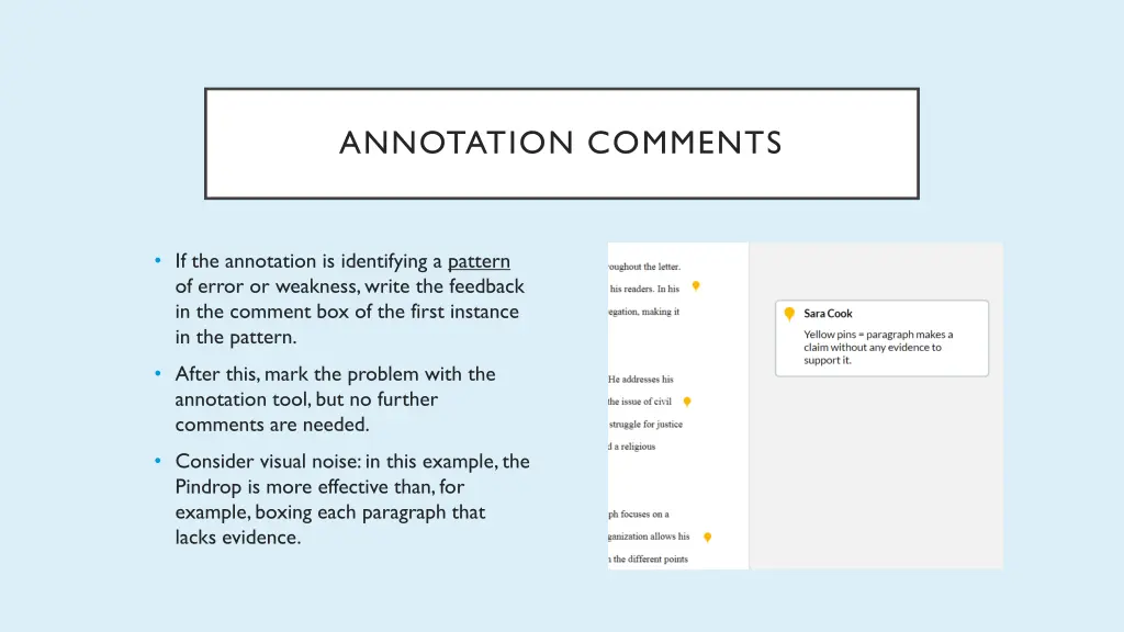 annotation comments 2