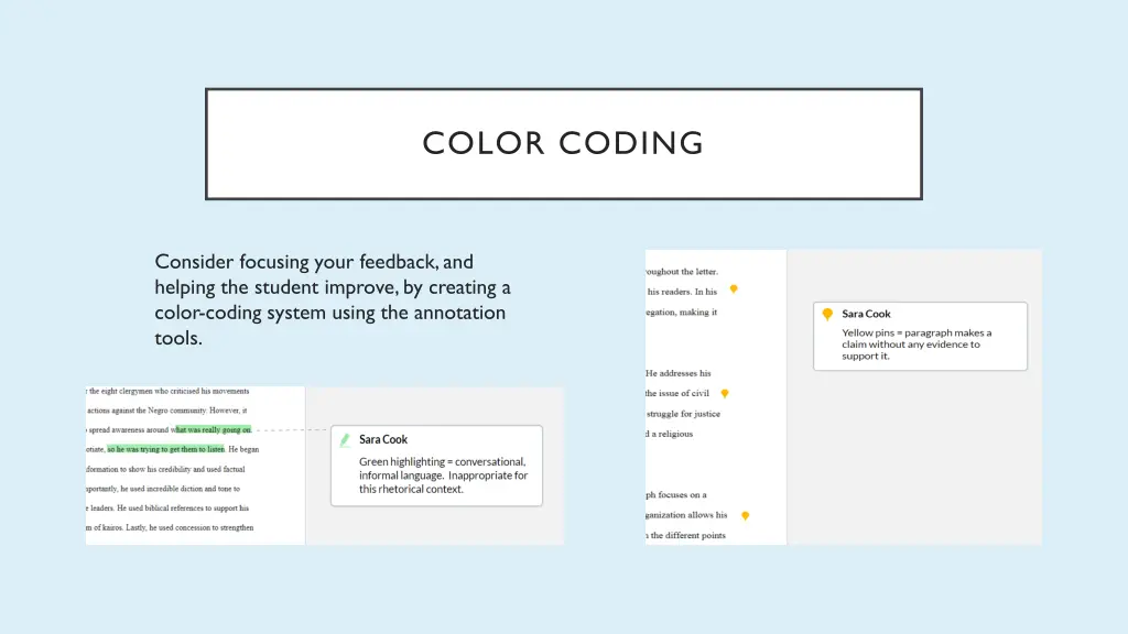 color coding 1