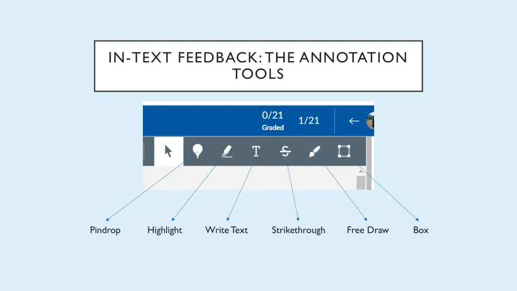 in text feedback the annotation tools 1