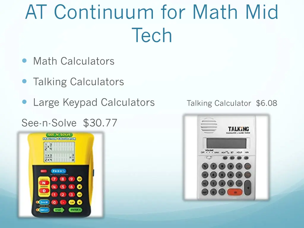 at continuum for math mid tech