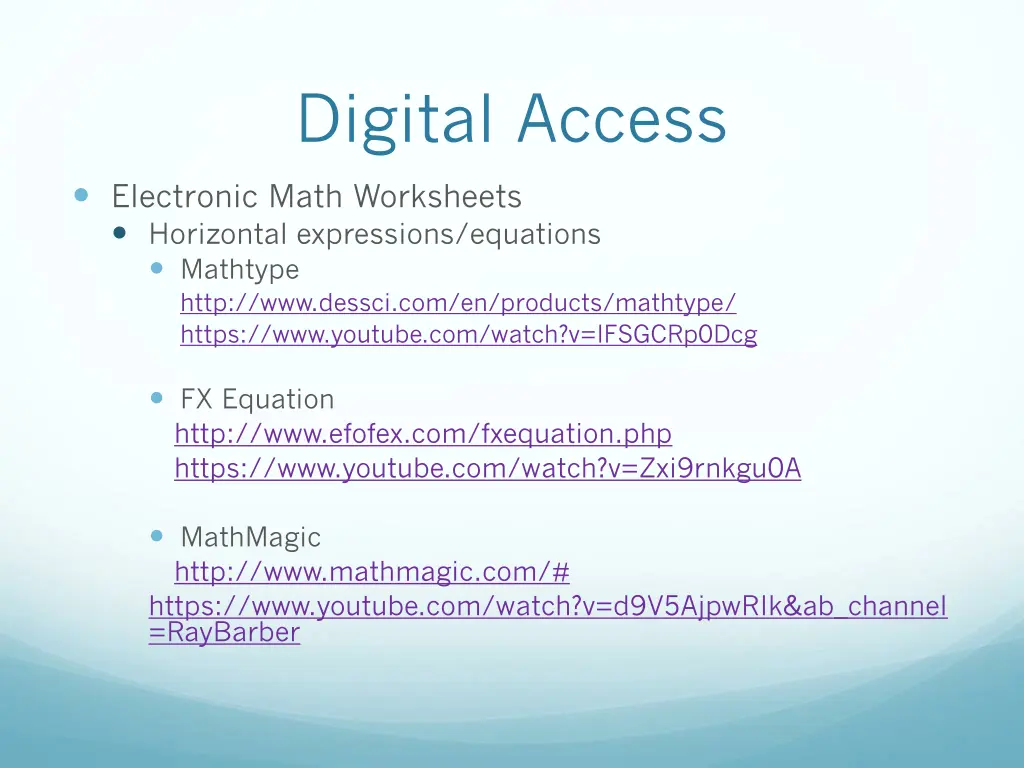 digital access 1