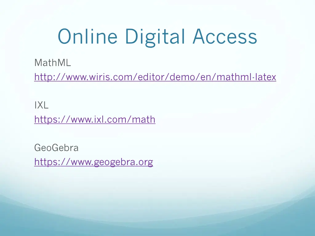 online digital access