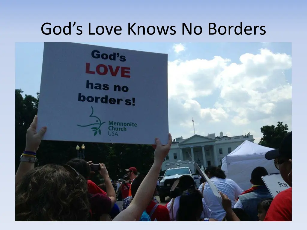 god s love knows no borders