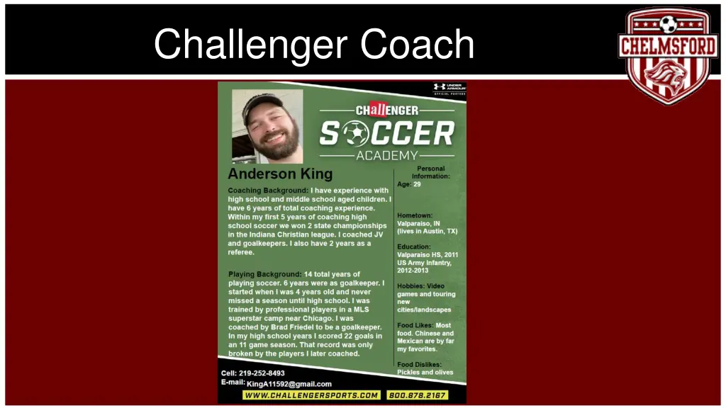 challenger coach