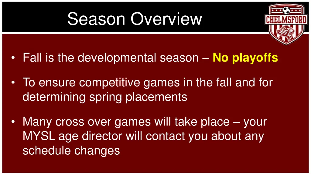 season overview