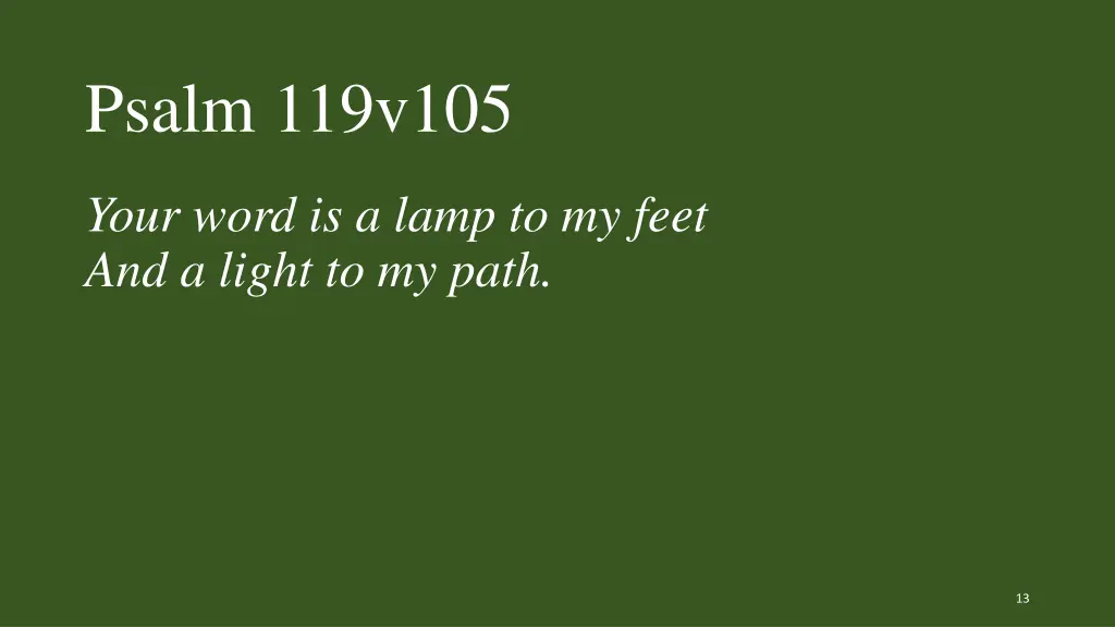 psalm 119v105