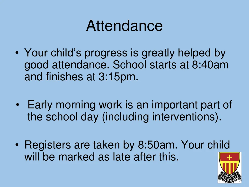 attendance