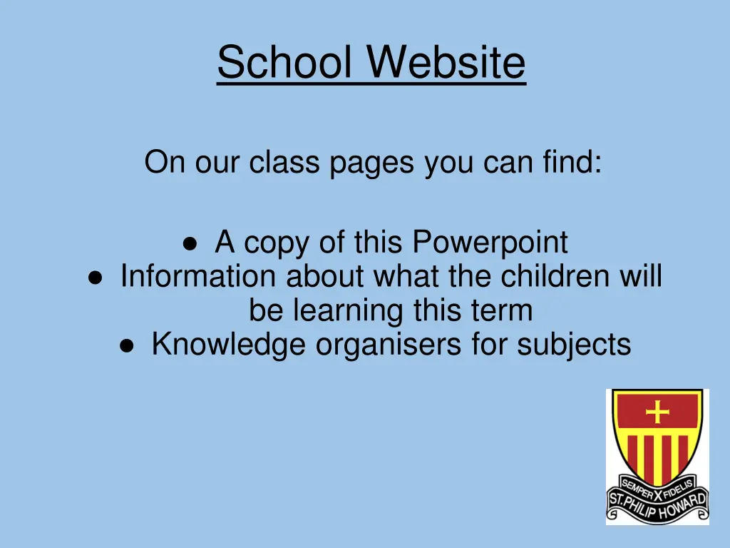 school website