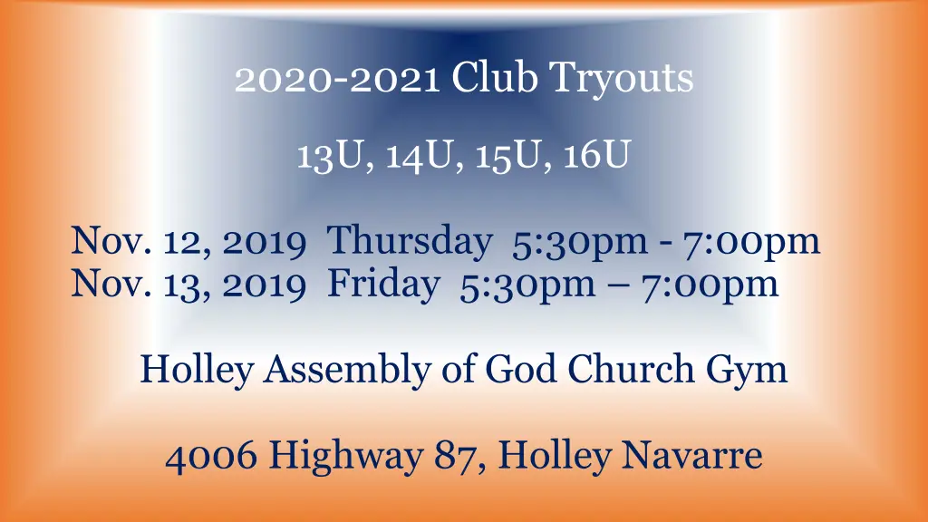 2020 2021 club tryouts