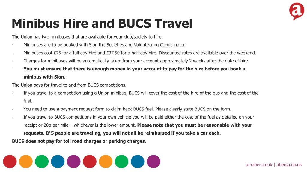 minibus hire and bucs travel