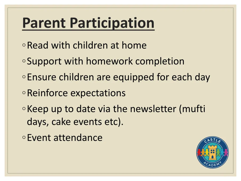 parent participation