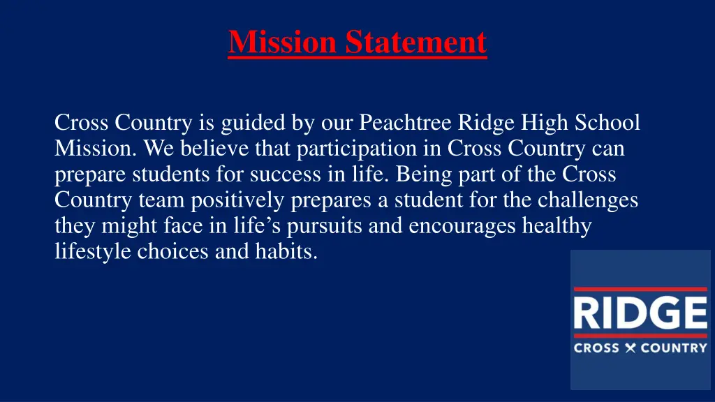 mission statement