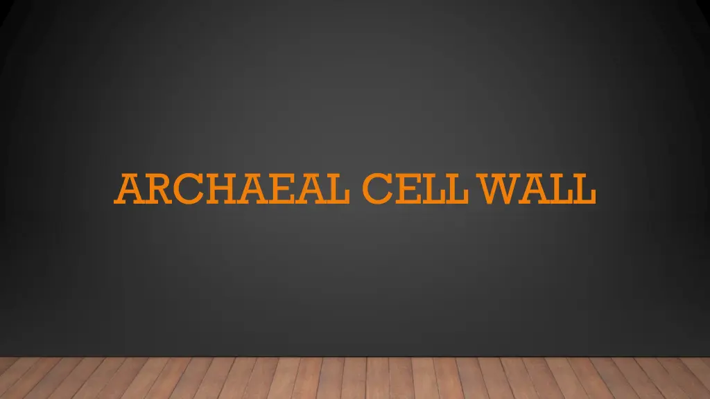 archaeal cell wall