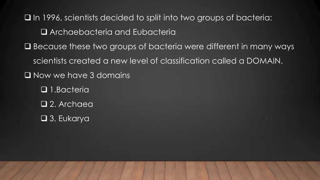 in 1996 scientists decided to split into