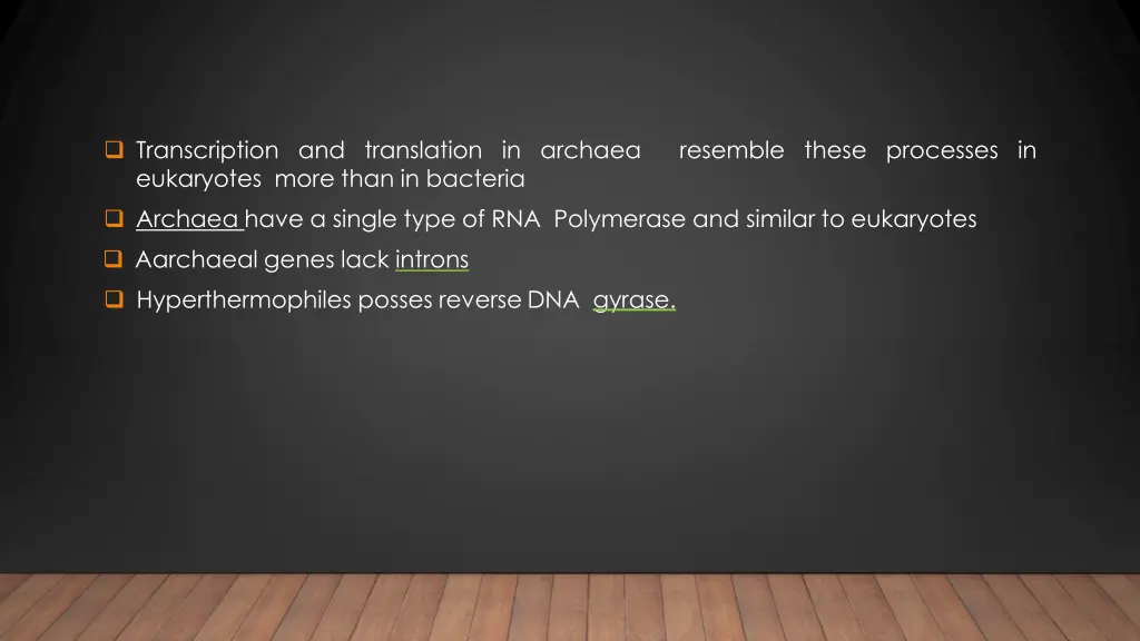 transcription and translation in archaea resemble