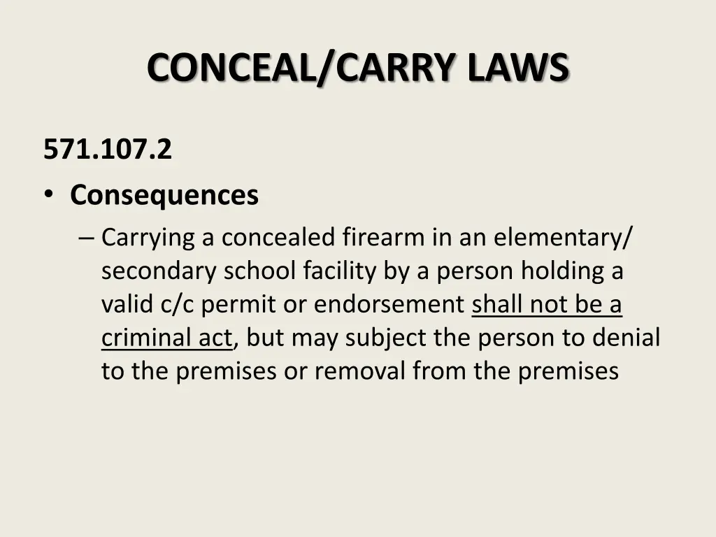 conceal carry laws 1