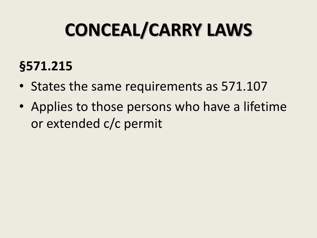 conceal carry laws 2