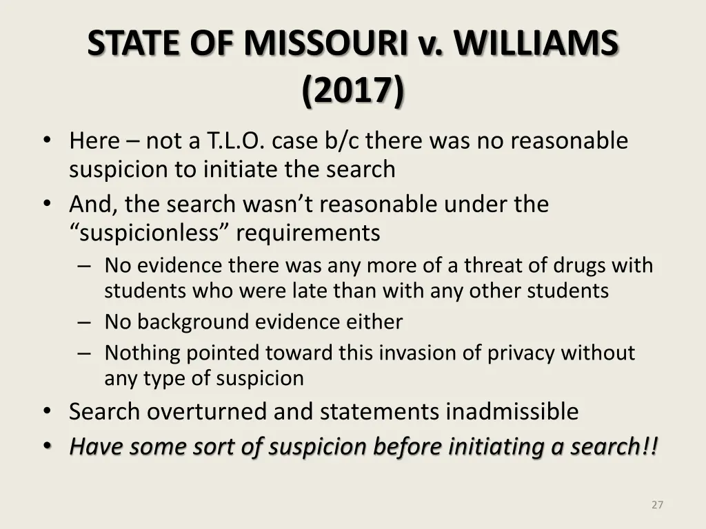 state of missouri v williams 2017 here