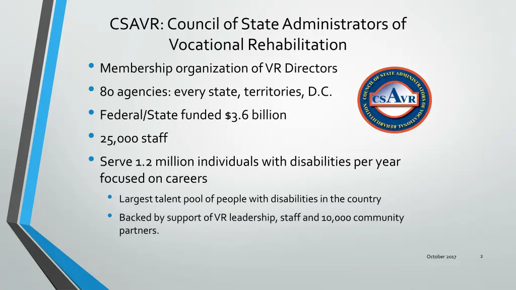 csavr council of state administrators