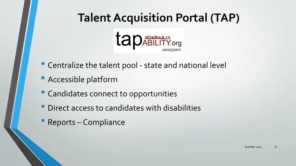 talent acquisition portal tap