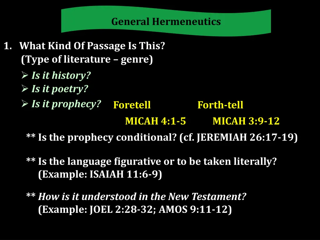 general hermeneutics 4