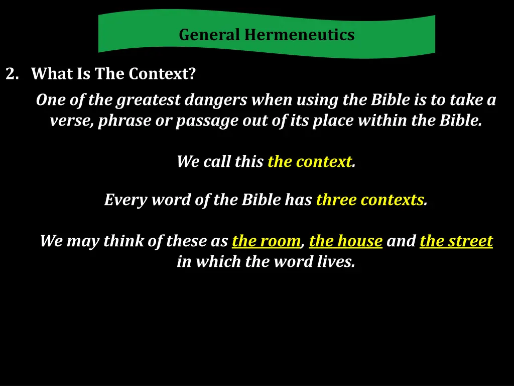 general hermeneutics 5