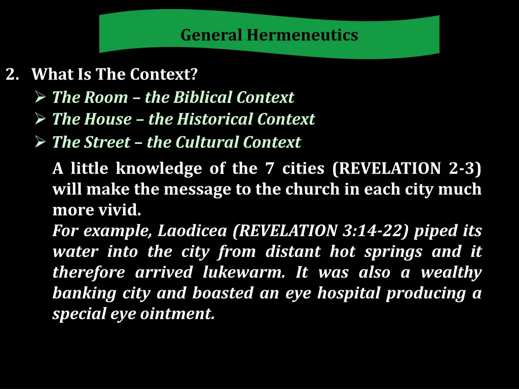 general hermeneutics 9