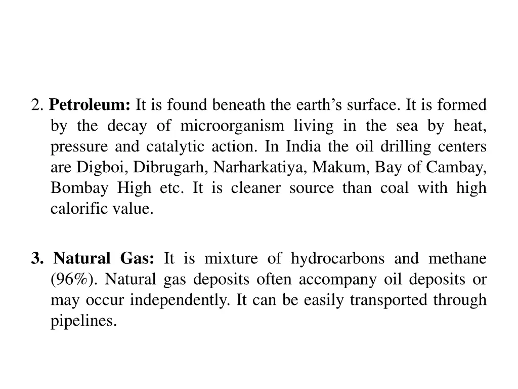 2 petroleum it is found beneath the earth