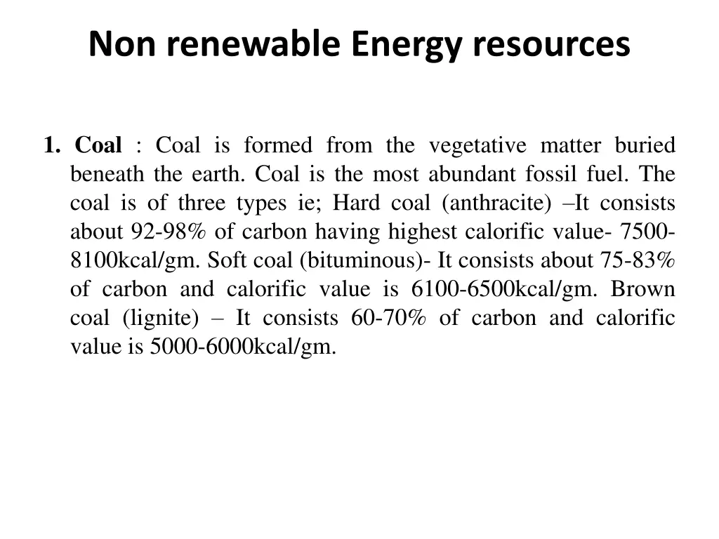 non renewable energy resources 1