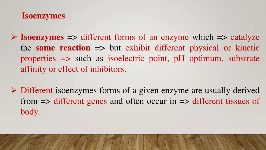 isoenzymes