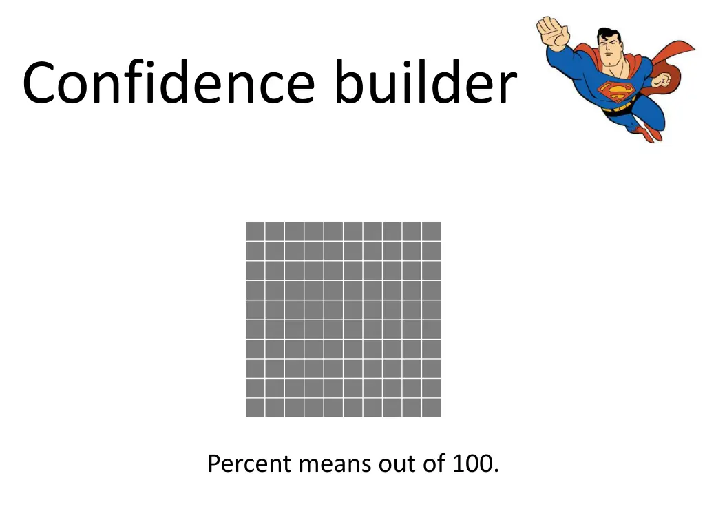 confidence builder