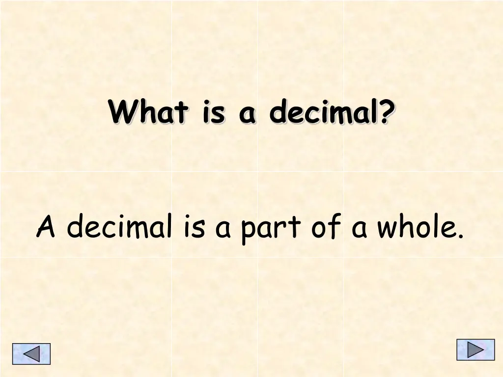 what is a decimal