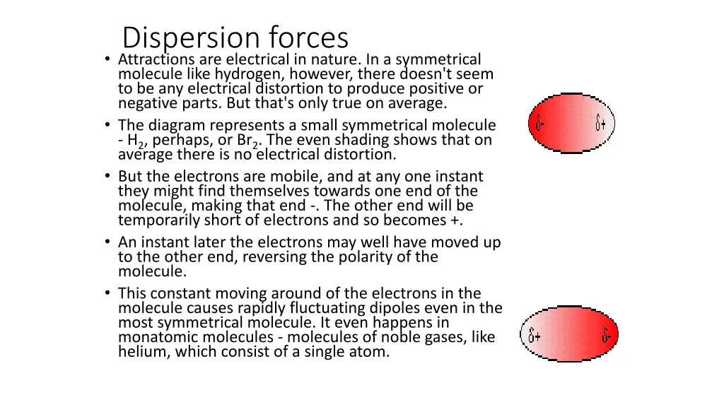 dispersion forces attractions are electrical