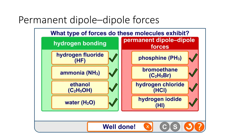 permanent dipole dipole forces