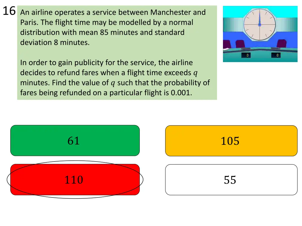 16 an airline operates a service between