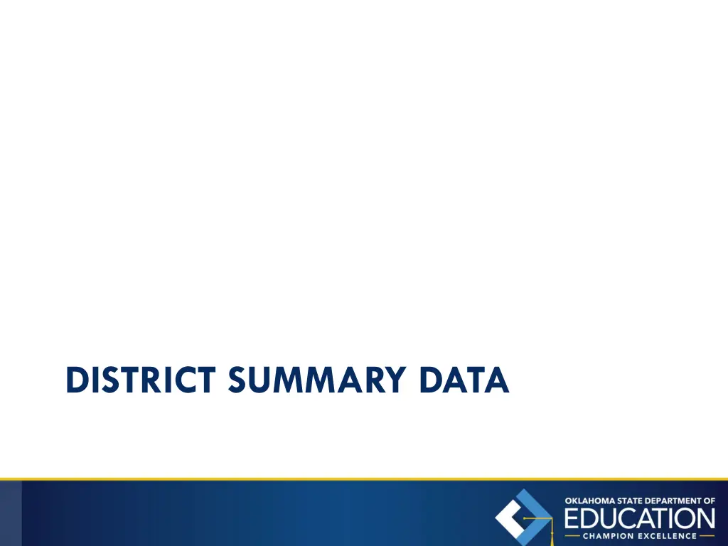 district summary data