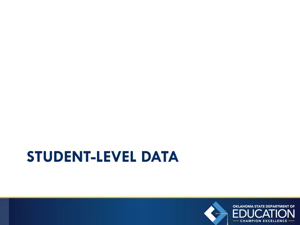 student level data