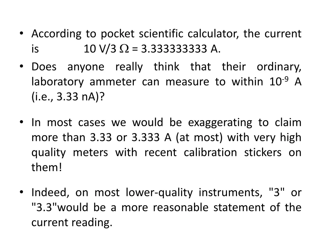 according to pocket scientific calculator