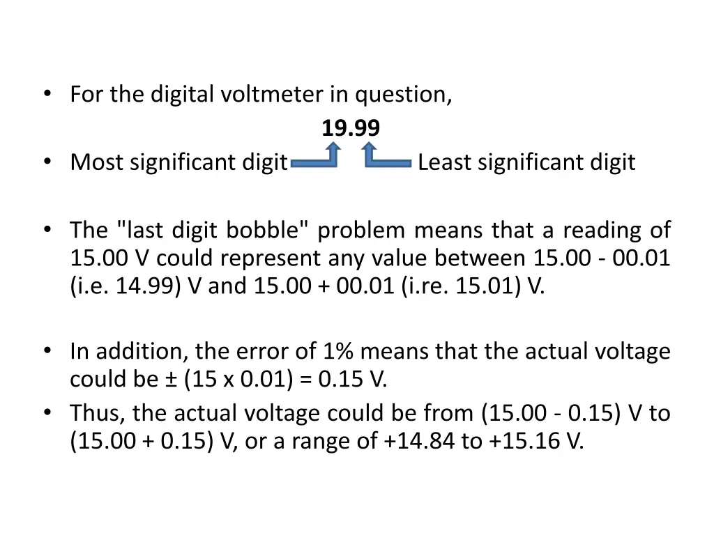 for the digital voltmeter in question