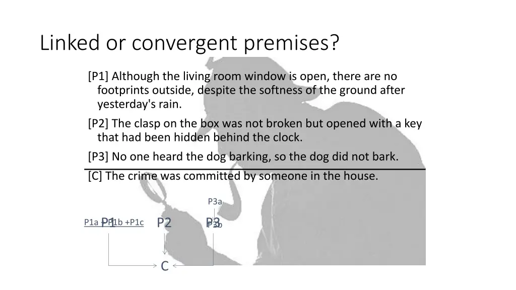 linked or convergent premises