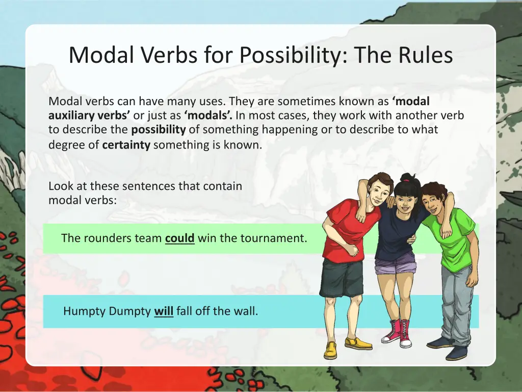 modal verbs for possibility the rules 2