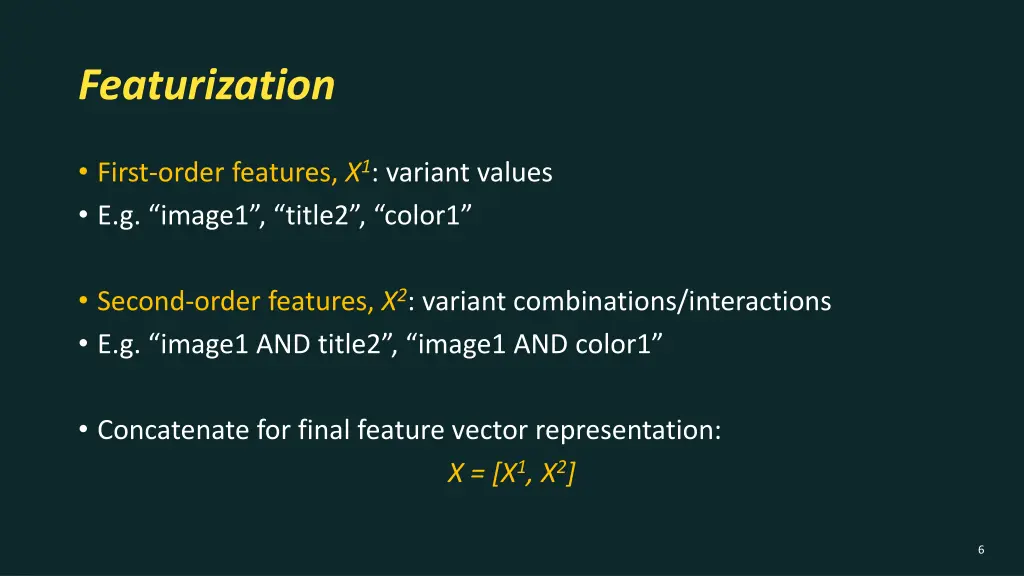 featurization